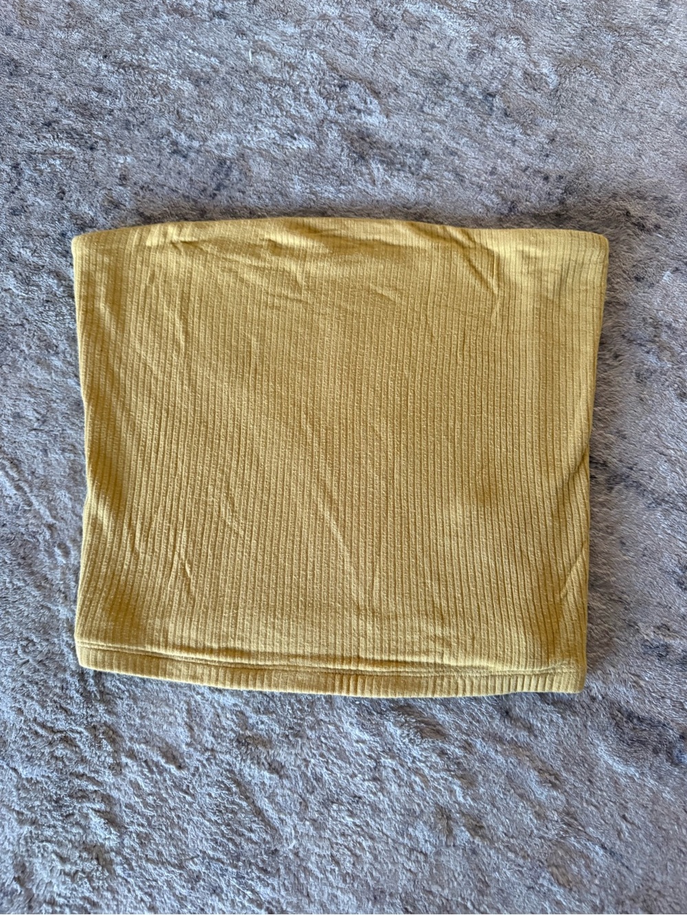 ✨American Eagle Outfitters Mustard Color Ribbed Tube Top✨